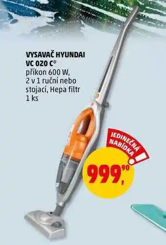 Penny Market Vysavač hyundai vc 020 c, 1 ks nabídka
