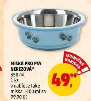 Penny Market Miska pro psy nerezová, 1 ks nabídka