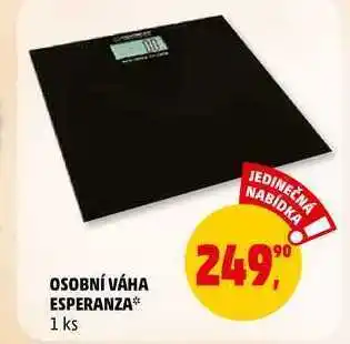 Penny Market Osobní váha esperanza, 1 ks nabídka