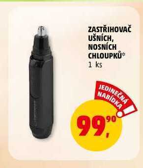 Zastřihovač ušních, nosních chloupků, 1 ks