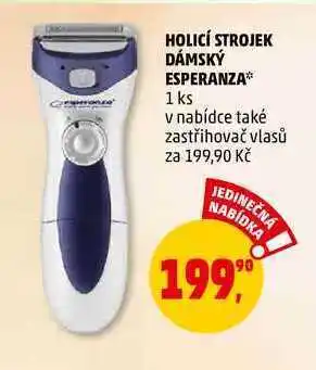 Penny Market Holicí strojek dámský esperanza, 1 ks nabídka