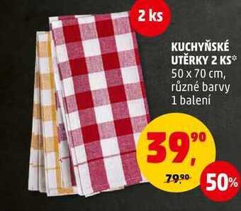 Penny Market Kuchyňské utěrky, 2 ks nabídka