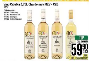Tamda Foods Víno cibulka 0,75l chardonnay mzv - cze nabídka