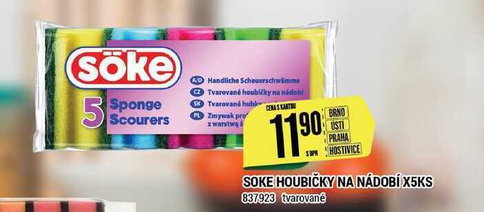 Tamda Foods Soke houbičky na nádobí x5ks nabídka