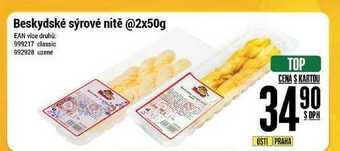 Tamda Foods Beskydské sýrové nitě @2x50g nabídka