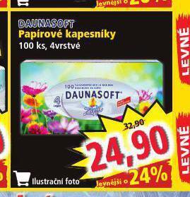 Daunasoft papírové kapesníky