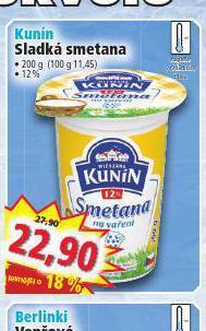 Norma Kunín smetana nabídka