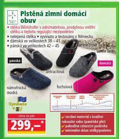Norma Zimní domácí obuv nabídka