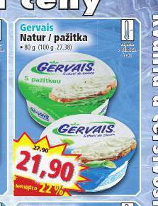 Norma Gervais sýr nabídka