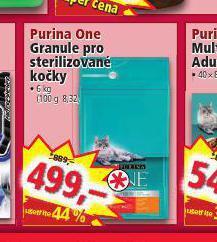 Norma Purina one granule pro sterilizované kočky nabídka