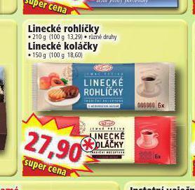 Linecké koláčky