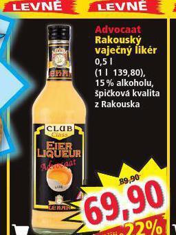 Norma Advocaat rakouský vaječný likér nabídka