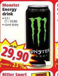 Norma Monster energy drink nabídka