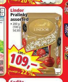 Norma Lindor pralinky nabídka