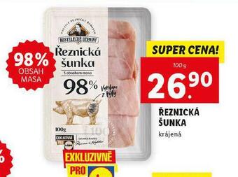 Lidl Řeznická šunka nabídka