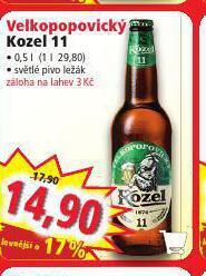 Norma Pivo velkopopovický kozel nabídka