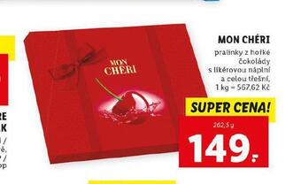 Lidl Mon cheri nabídka