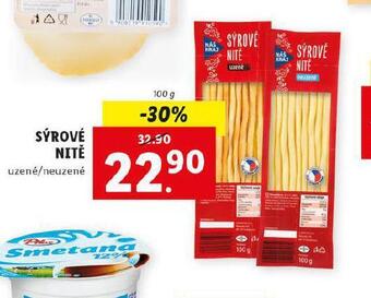 Lidl Sýrové nitě nabídka