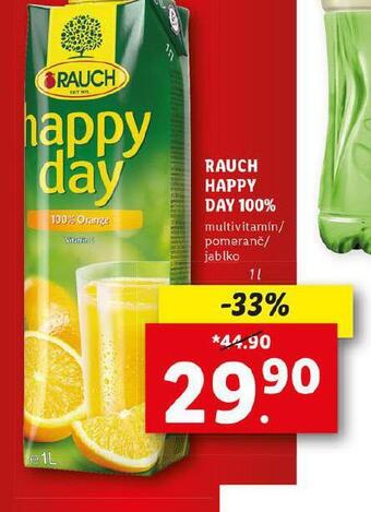 Lidl Rauch happy day 100% nabídka