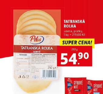 Lidl Tatranská rolka nabídka