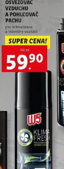 W5 osvěžovač vzduchu a pohlcovač pachu