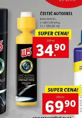 Lidl W5 čistič autoskel nabídka