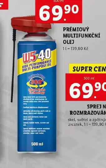 Lidl W5 prémiový multifunkční olej nabídka
