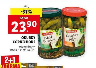Lidl Okurky cornichons nabídka
