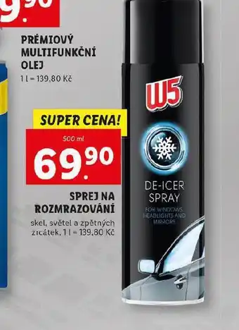 Lidl W5 sprej na rozmrazování nabídka