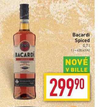 Bacardi spiced 0,7l
