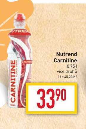 Billa Nutrend carnitine 0,75l nabídka
