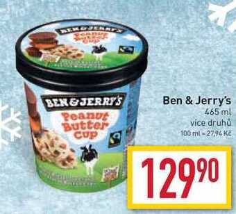 Billa Ben & jerry's 465 ml nabídka