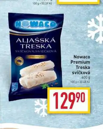 Billa Nowaco premium treska svíčková 400 g nabídka