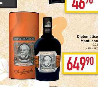 Billa Diplomático mantuano 0,7l nabídka
