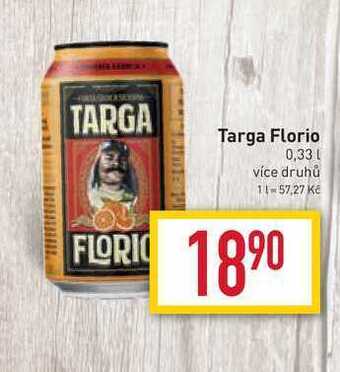Billa Targa florio 0,33l nabídka
