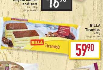 Billa Billa tiramisu 400 g nabídka