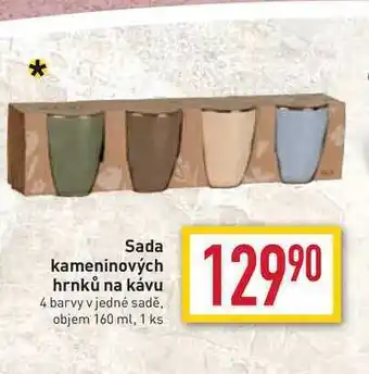 Billa Sada kameninových hrnků na kávu nabídka