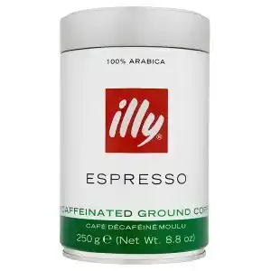 Illy espresso bezkofeinová mletá káva 250g