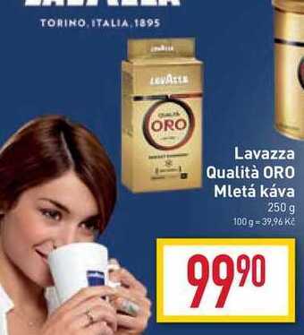Billa Lavazza qualità oro mletá káva 250 g nabídka
