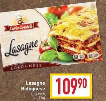 Billa Lasagne bolognese chlazené 1 kg nabídka