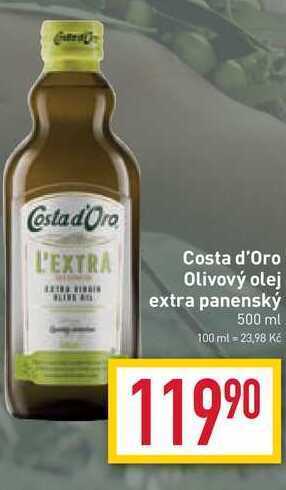 Billa Costa d'oro olivový olej extra panenský 500 ml nabídka