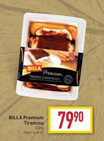 Billa Billa premium tiramisu 300 g nabídka