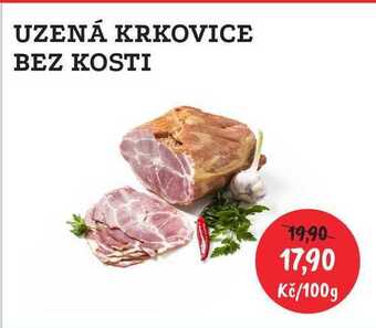 RABBIT řeznictví Uzená krkovice bez kosti, 100 g nabídka