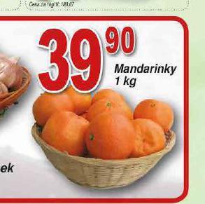 Lidl Mandarinky nabídka