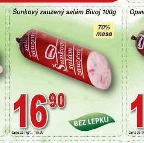 Lidl Šunkový zauzený salám nabídka
