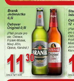 Lidl Pivo ostravar originál nabídka