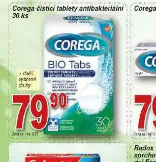 Lidl Corega čistící tablety antibakteriální nabídka