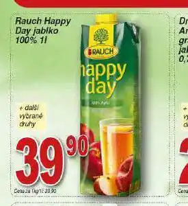 Lidl Rauch happy day jablko nabídka