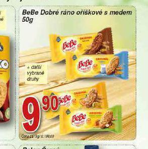 Lidl Bebe dobré ráno oříškové s medem nabídka
