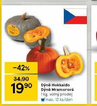 Tesco Dýně hokkaido nabídka